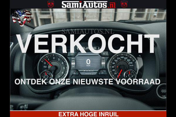Dodge Ram SPORT | 5.7 V8 4x4 HEMI | PANORAMA DAK | GROOTSCHEM 12 INCH | LPG | Diamond Black Pearl | CREW CAB | DUBBELE CABINE | 5 PERSOONS | DC | VOORRAAD NR 2556 - 6053
