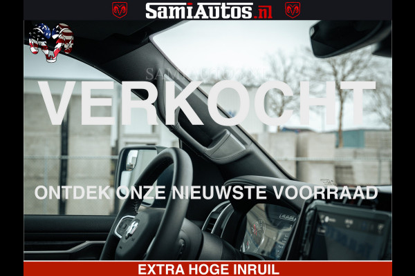 Dodge Ram SPORT | 5.7 V8 4x4 HEMI | PANORAMA DAK | GROOTSCHEM 12 INCH | LPG | Diamond Black Pearl | CREW CAB | DUBBELE CABINE | 5 PERSOONS | DC | VOORRAAD NR 2556 - 6053