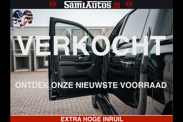 Dodge Ram SPORT | 5.7 V8 4x4 HEMI | PANORAMA DAK | GROOTSCHEM 12 INCH | LPG | Diamond Black Pearl | CREW CAB | DUBBELE CABINE | 5 PERSOONS | DC | VOORRAAD NR 2556 - 6053