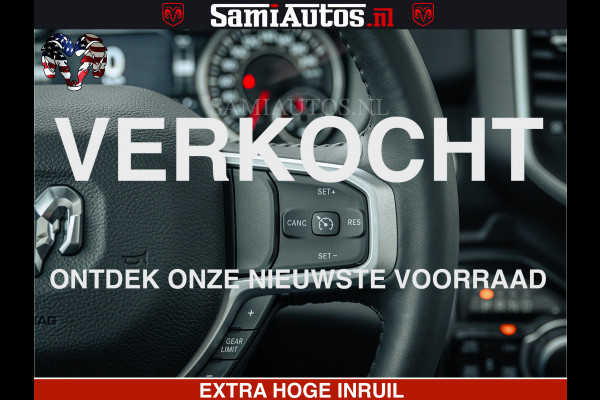 Dodge Ram SPORT | 5.7 V8 4x4 HEMI | PANORAMA DAK | GROOTSCHEM 12 INCH | LPG | Diamond Black Pearl | CREW CAB | DUBBELE CABINE | 5 PERSOONS | DC | VOORRAAD NR 2556 - 6053