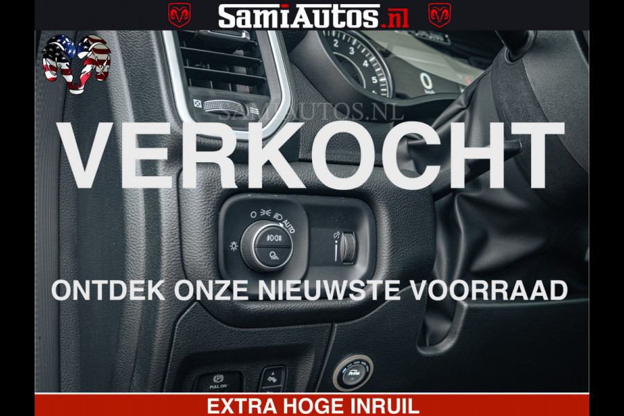 Dodge Ram SPORT | 5.7 V8 4x4 HEMI | PANORAMA DAK | GROOTSCHEM 12 INCH | LPG | Diamond Black Pearl | CREW CAB | DUBBELE CABINE | 5 PERSOONS | DC | VOORRAAD NR 2556 - 6053