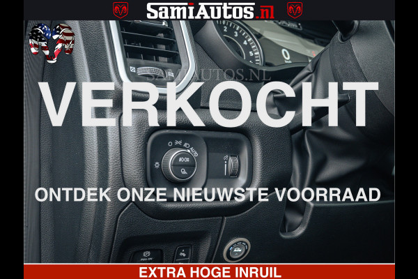 Dodge Ram SPORT | 5.7 V8 4x4 HEMI | PANORAMA DAK | GROOTSCHEM 12 INCH | LPG | Diamond Black Pearl | CREW CAB | DUBBELE CABINE | 5 PERSOONS | DC | VOORRAAD NR 2556 - 6053