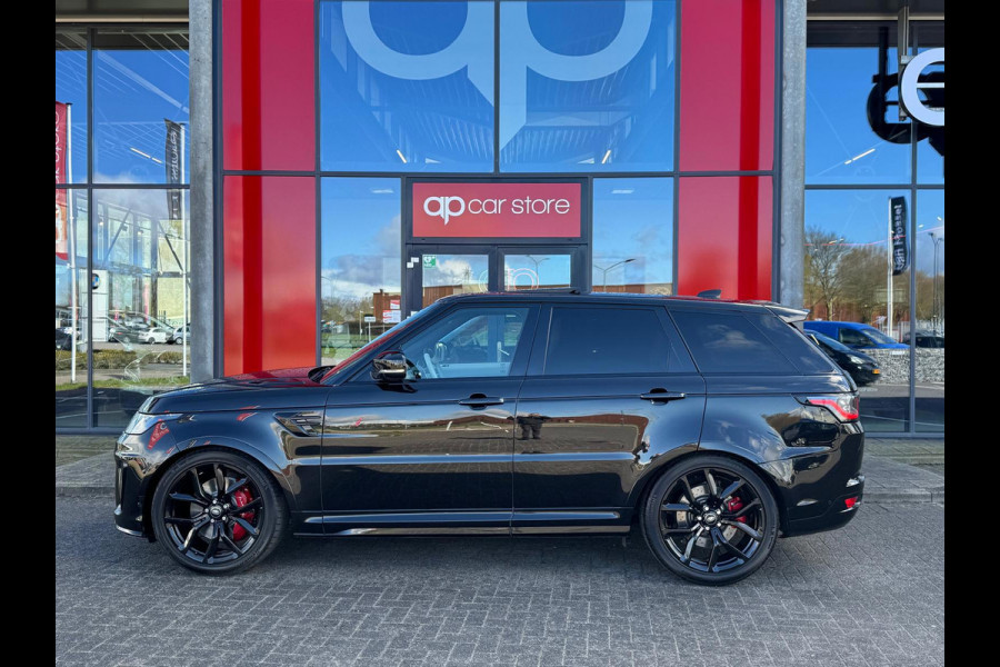Land Rover Range Rover Sport P575 SVR Full | Panorama | Carbon | Stoelverkoeling | Luchtvering | Alcantara hemel | BTW