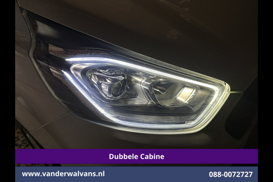 Ford Transit Custom 2.0 TDCI 130pk L2H1 Dubbele Cabine Inrichting Euro6 Airco | 5-Zits | Imperiaal | LED | Cruisecontrol Stoelverwarming, Parkeersensoren