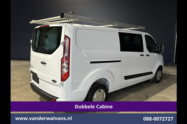 Ford Transit Custom 2.0 TDCI 130pk L2H1 Dubbele Cabine Inrichting Euro6 Airco | 5-Zits | Imperiaal | LED | Cruisecontrol Stoelverwarming, Parkeersensoren
