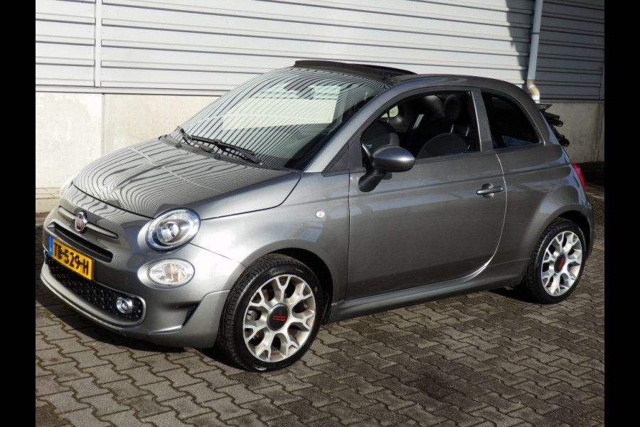 Fiat 500C 80 pk. Sport Cabrio I Automaat I Aut. airco I 16" LM velgen I