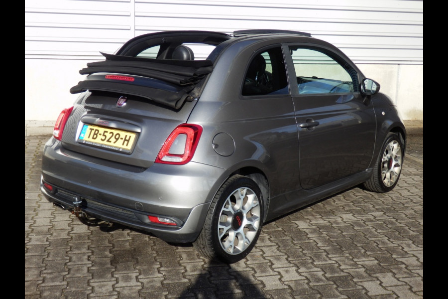 Fiat 500C 80 pk. Sport Cabrio I Automaat I Aut. airco I 16" LM velgen I