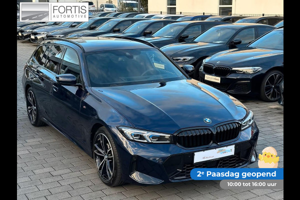 BMW 3 Serie Touring 320d xDrive M-SPORT ** LED, NAVI+, HALF-LEDER, VERW. STUUR, HuD, TREKH, 19-inch LMV, TANSANIT BLAU ** 1e EIG - UNFALLFREI ** ** INFORMEER OOK NAAR ONZE AANTREKKELIJKE FINANCIAL-LEASE TARIEVEN **