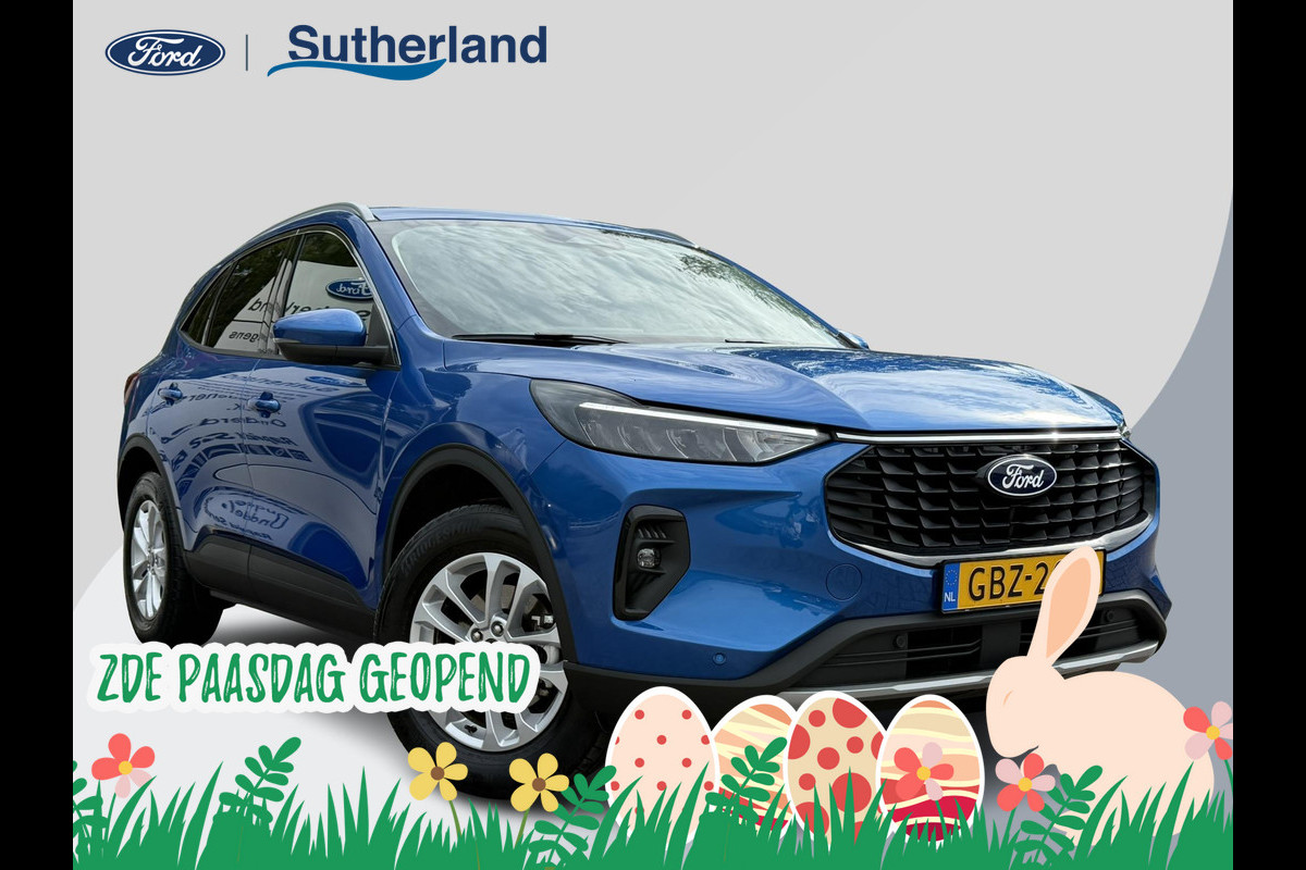 Ford Kuga 2.5 PHEV Titanium | 243pk | Nieuw Model | 2.100 kg trekgewicht | Winter Pack | Desert Island Blue