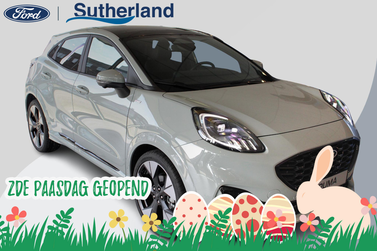 Ford Puma 1.0 EcoBoost Hybrid ST-Line X 125pk | Ford Voorraad | Driver Assistance Pack | Matrix LED | Panoramadak | Winter Pack | 19 inch lichtmetalen velgen