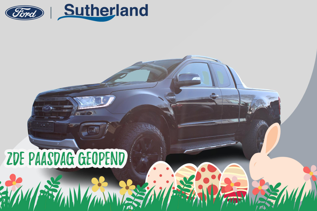 Ford Ranger 2.0 EcoBlue Wildtrak Supercab | Trekhaak 3500KG | Camera | Stoelverwarming | Climate Control | Navigatie | Cruise Control |