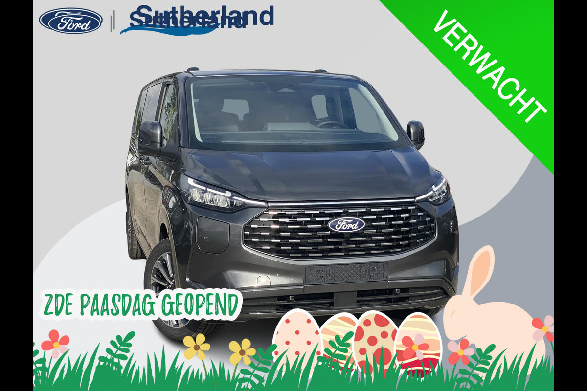 Ford Transit Custom Tourneo 340 2.5 PHEV L2H1 Titanium X 233pk | Incl. BTW/BPM Rijklaar | Handsfree elektrische dubbele zijschuifdeuren | 16-Weg elektrsich verstelbare AGR-stoel | Inklapbare trekhaak |  Tourneo Luxury Pack | Verwarmbaar stuurwiel