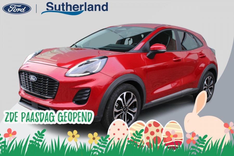 Ford Puma 1.0 EcoBoost Hybrid Titanium 125pk | SYNC 4 Navigatie | Winterpack | Reserve Wiel | Achteruitrijcamera