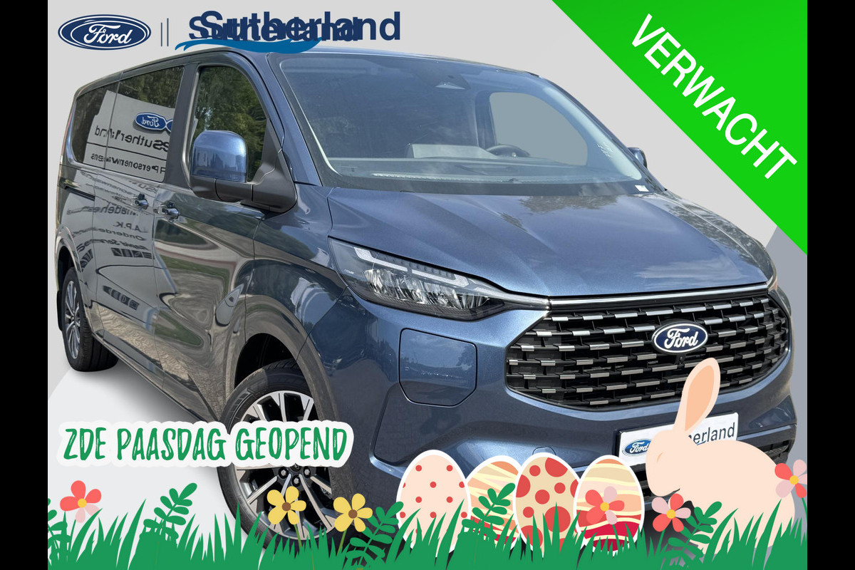 Ford Transit Custom Tourneo 340 2.5 PHEV L2H1 Titanium X 233pk | Incl. BTW/BPM Rijklaar | Handsfree elektrische dubbele zijschuifdeuren | 16-Weg elektrsich verstelbare AGR-stoel | Inklapbare trekhaak |  Tourneo Luxury Pack | Verwarmbaar stuurwiel