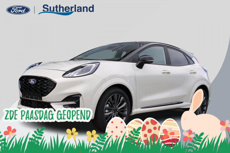 Ford Puma 1.0 EcoBoost Hybrid Sound Edition SCI | 125pk | Ford Voorraad | Limited Edition! | Upgrade B&O Audio | Full Matrix LED | Zwart Dak | 18'' Lichtmetaal | Winterpakket | Driver Assistance Pakket |