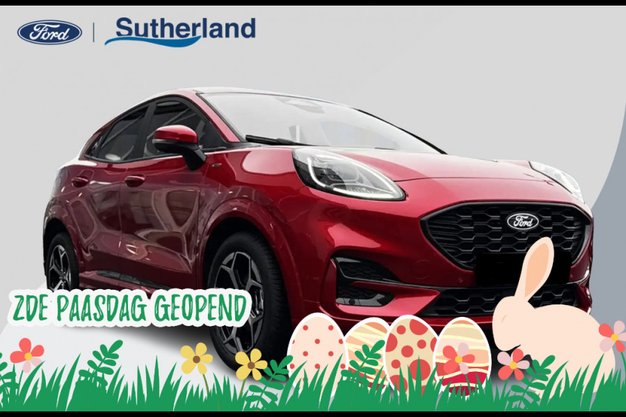 Ford Puma 1.0 EcoBoost Hybrid ST-Line 125pk Nieuw Model | Fantastic Red | Achteruitrijcamera | Navigatie | Draadloze Carplay, Android auto  | Nieuw te Bestellen