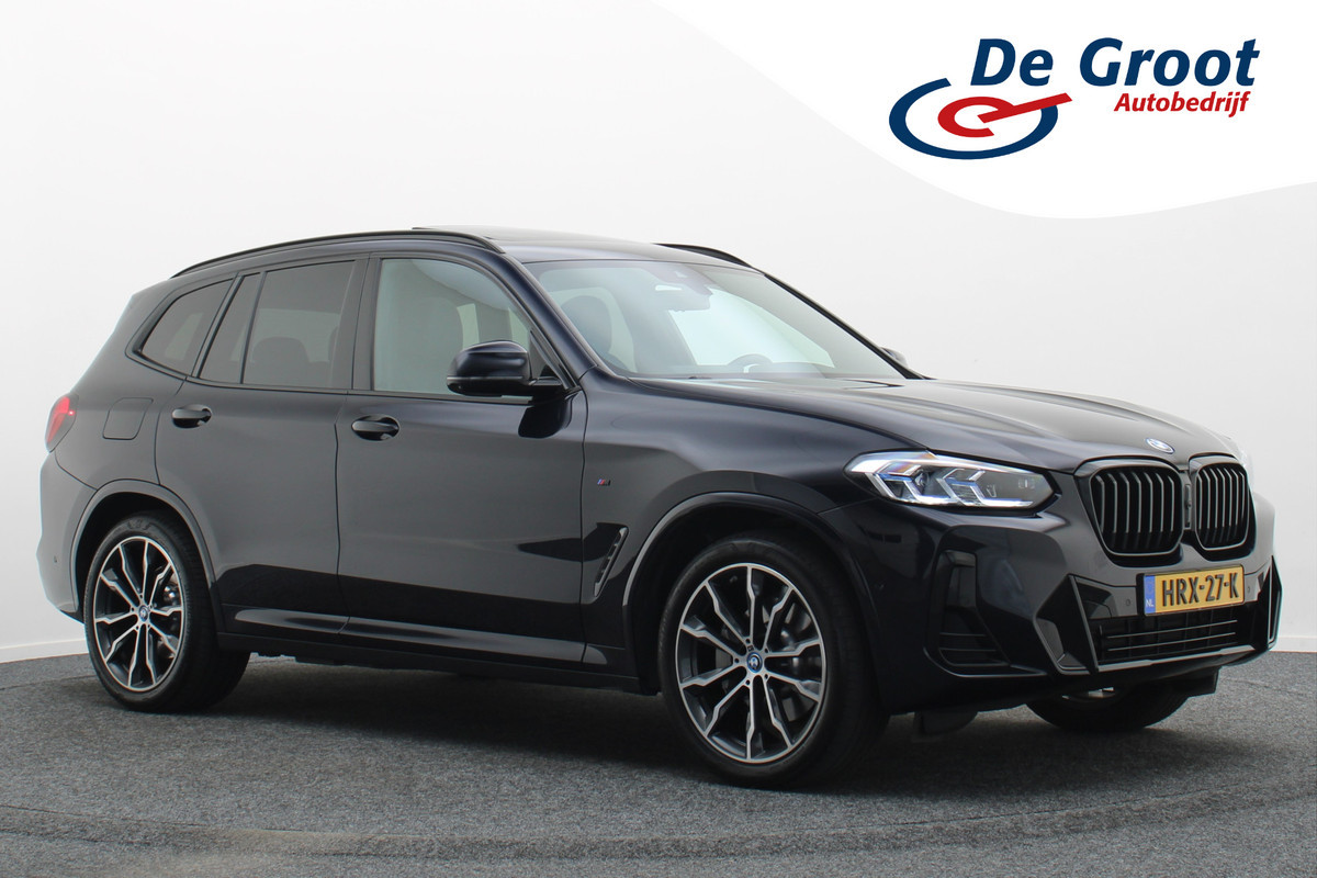 BMW X3 xDrive30e High Executive M-pakket Laser, Panoramadak, Leer, 360° Camera, Apple CarPlay, Head-Up, 20''