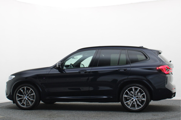 BMW X3 xDrive30e High Executive M-pakket Laser, Panoramadak, Leer, 360° Camera, Apple CarPlay, Head-Up, 20''