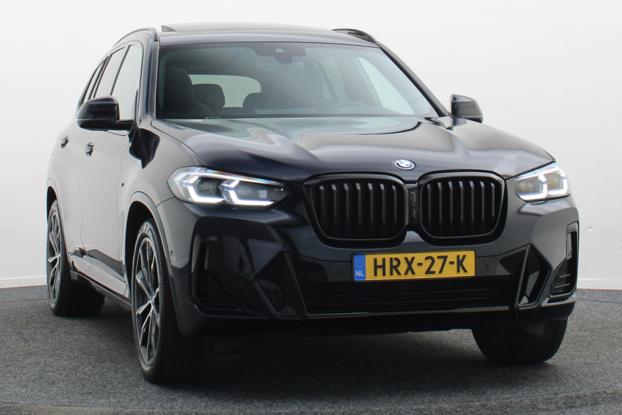 BMW X3 xDrive30e High Executive M-pakket Laser, Panoramadak, Leer, 360° Camera, Apple CarPlay, Head-Up, 20''