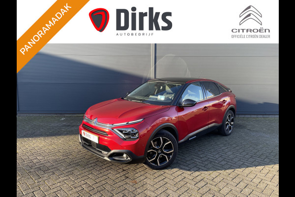 Citroën C4 130pk Shine (Elektrisch Schuifdak - Camera - Keyless Entry - Pack Hifi - Leder - Parkeersensoren V+A - LED - Head up)