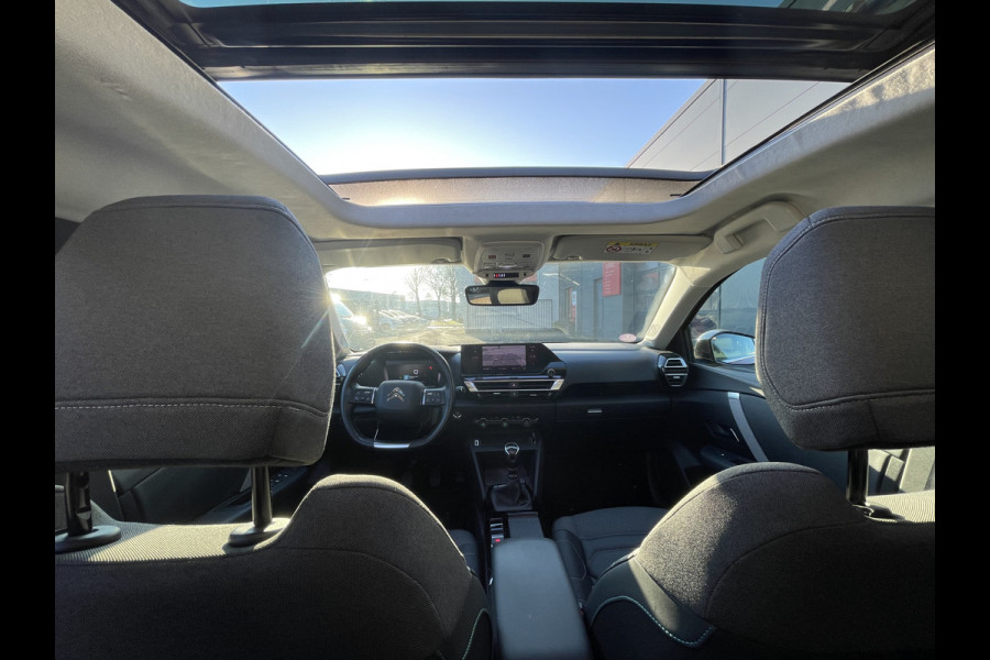 Citroën C4 130pk Shine (Elektrisch Schuifdak - Camera - Keyless Entry - Pack Hifi - Leder - Parkeersensoren V+A - LED - Head up)