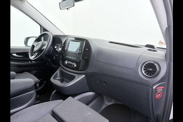 Mercedes-Benz Vito 116CDI Automaat Trekhaak Navi Ecc Cruise Control Euro 6 Camera Bluetooth Sortimo Kasten Stoelverwarming Cruise Control Pdc Lane  Betonplex Vloer Schuifdeur Achterdeuren Licht-/regensensor Zijwind assistent 1e Eigenaar 2.500KG Trekgewicht
