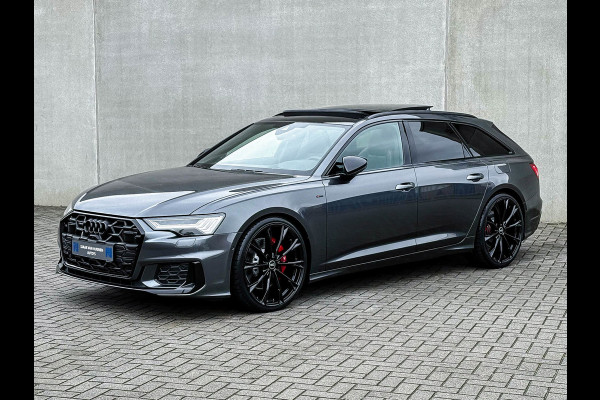 Audi A6 Avant 55TFSI e 367pk Quattro Competition S Edition S-Line FACELIFT! Pano|RS-Kuipstoelen+Memory|HUD|360° View|B&O|HD Matrix