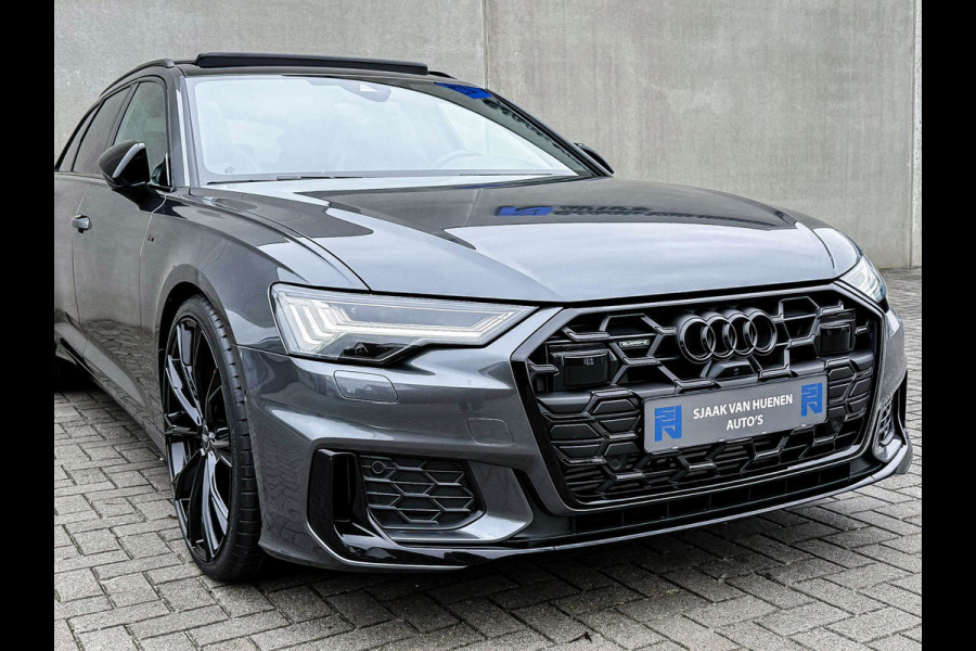 Audi A6 Avant 55TFSI e 367pk Quattro Competition S Edition S-Line FACELIFT! Pano|RS-Kuipstoelen+Memory|HUD|360° View|B&O|HD Matrix