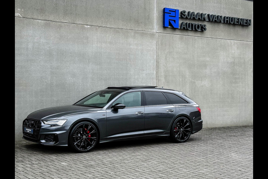 Audi A6 Avant 55TFSI e 367pk Quattro Competition S Edition S-Line FACELIFT! Pano|RS-Kuipstoelen+Memory|HUD|360° View|B&O|HD Matrix