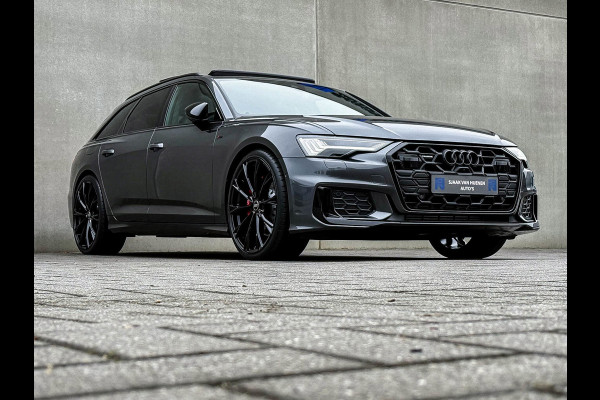 Audi A6 Avant 55TFSI e 367pk Quattro Competition S Edition S-Line FACELIFT! Pano|RS-Kuipstoelen+Memory|HUD|360° View|B&O|HD Matrix