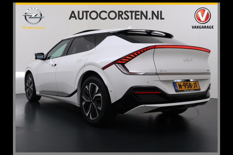 Kia Ev6 GT-Line 77.4kWh SOH 100% Warmtepomp V2L Panorama-schuifdak Meridian-Audio Head-Up Stoel-Massage+Ventilatie Elek.Stoelen+Memory 3 DAB Elek.Achterklep Lmv Lane Assist Privacy Glas Laden tot 240kW 1e Eigenaar Origineel Nederlandse Auto