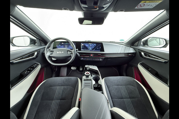 Kia Ev6 GT-Line 77.4kWh SOH 100% Warmtepomp V2L Panorama-schuifdak Meridian-Audio Head-Up Stoel-Massage+Ventilatie Elek.Stoelen+Memory 3 DAB Elek.Achterklep Lmv Lane Assist Privacy Glas Laden tot 240kW 1e Eigenaar Origineel Nederlandse Auto