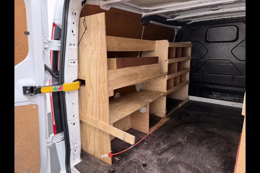 Ford Transit Custom 280 2.0TDCI L1H1 Trend 3-Persoons Trekhaak Airco Cruise Control Bluetooth Pdc Betonplex vloer Wandbetimmering Kasteninbouw Achterdeuren Schuifdeur 1e Eigenaar Euro 6 Origineel Nederlandse Auto