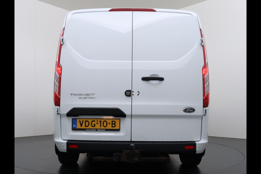 Ford Transit Custom 280 2.0TDCI L1H1 Trend 3-Persoons Trekhaak Airco Cruise Control Bluetooth Pdc Betonplex vloer Wandbetimmering Kasteninbouw Achterdeuren Schuifdeur 1e Eigenaar Euro 6 Origineel Nederlandse Auto