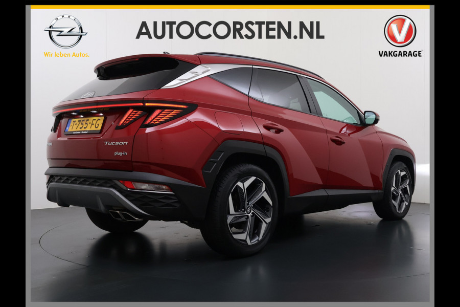 Hyundai Tucson 1.6T-GDI 265PK PHEV Hybrid Autom. 4WD Navi Ecc Camera Adap.Cruise Apple Carplay Android Auto Pdc Comfort Smart Isofix DAB Elek.Achterklep Stoel+Stuurverwarming Led Lmv Keyless Regensensor AWD Origineel Nederlandse Auto Plug In Hybride