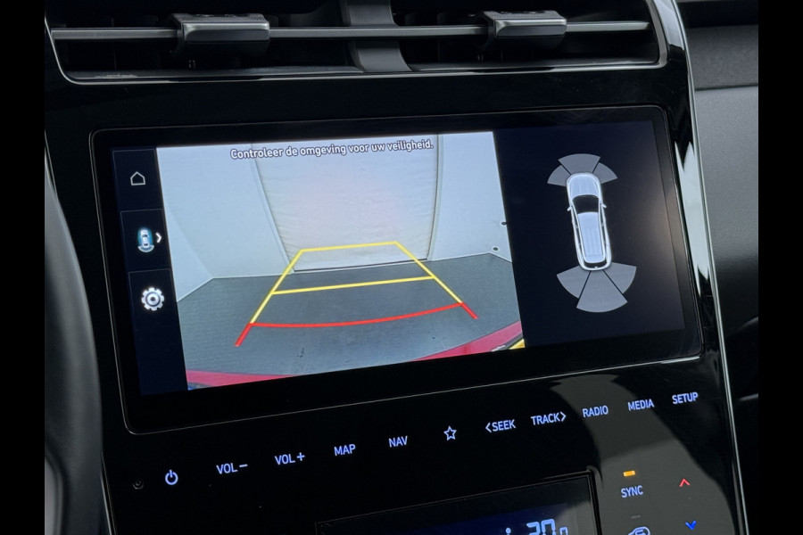 Hyundai Tucson 1.6T-GDI 265PK PHEV Hybrid Autom. 4WD Navi Ecc Camera Adap.Cruise Apple Carplay Android Auto Pdc Comfort Smart Isofix DAB Elek.Achterklep Stoel+Stuurverwarming Led Lmv Keyless Regensensor AWD Origineel Nederlandse Auto Plug In Hybride