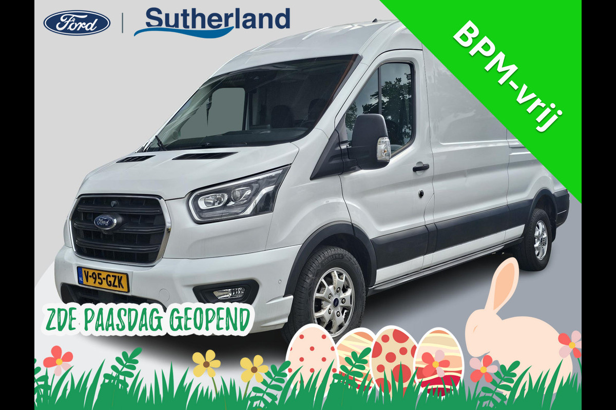 Ford Transit 350 2.0 TDCI L3H2 Limited 170 pk automaat | Dubbele wielset | Adaptieve Cruise | Sync 3 Navigatie | Apple Carplay/ Android Auto | Voorruitverwarming