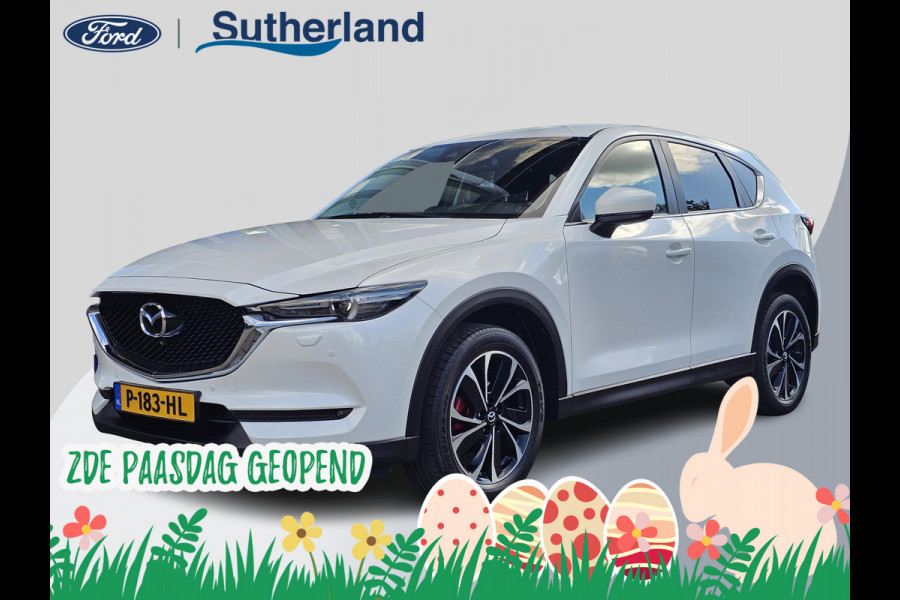 Mazda CX-5 2.5 SkyActiv-G 194 Luxury |  Xenon | 19'' velgen | Head-up display | App-voorbereiding | Trekhaak | 2.000 kg trekgewicht | Elektrisch bedienbare achterklep etc.