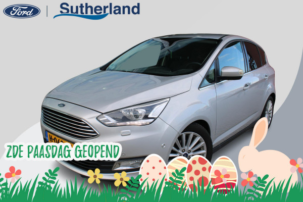 Ford C-MAX 1.0 EcoBoost 125 PK Titanium | Camera | Winterpack | Navigatie | 17 INCH Lichtmetalen Velgen | Climate Control | Cruise Control | Privacy Glass | Half lederen bekleding | Dealeronderhouden