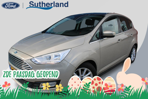 Ford C-MAX 1.0 EcoBoost 125 PK Titanium | Electrische achterklep | Voorruitverwarming | Climate Control | Navigatie | PDC Achter | Cruise Control | Panoramadak
