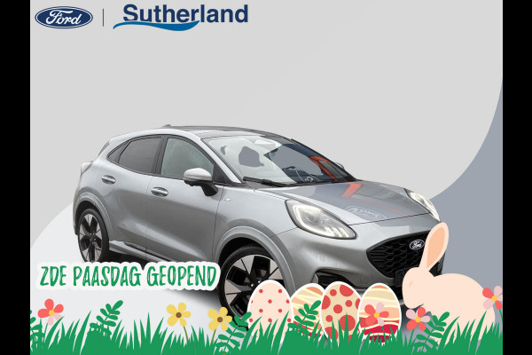 Ford Puma 1.0 EcoBoost Hybrid ST-Line 125pk | Winterpack | Driver Assistance Pack | Trekhaak afneembaar | Panorama dak | Matrix Led | 19 inch licht metaal | Reserve wiel | Comfort Pack