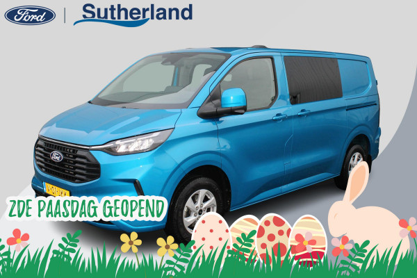 Ford Transit Custom 300 2.0 TDCI Dubbele Cabine L1H1 Limited | Trekhaak | Driver Assistance Pack | Stuurwielverwarming | Dubbele Zijschuifdeur | Camera | Navigatie
