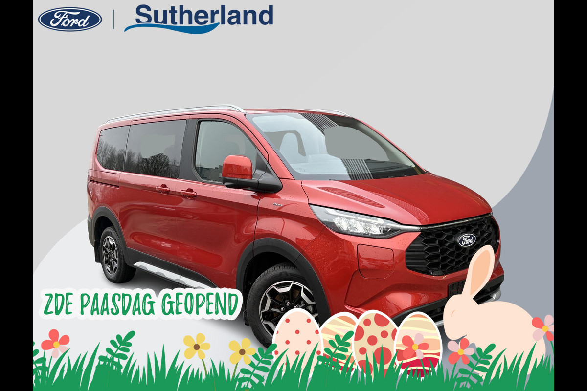 Ford Transit Custom Tourneo 340 2.5 PHEV L1H1 Active Zuid | 233pk | Driver Assistance Pack | Stuur en stoelverwarming | 8 persoons! INCL BTW/BPM | Verlengde Fabrieksgarantie tot 05-2029