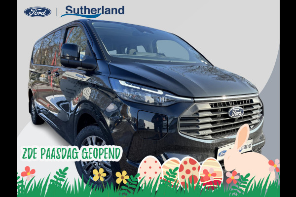 Ford Transit Custom 340 2.5 PHEV L2H1 Limited SCI | 233pk | Kombi | Incl. BTW/BPM | Dubbele zijschuifdeur | Privacy Glass | Inklapbare trekhaak | 17 inch lichtmetalen velgen | Driver Assistance Pack Premium | Verwarmbaar stuurwiel