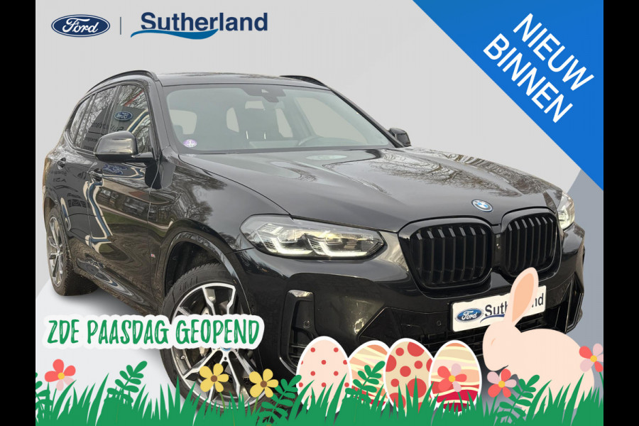 BMW X3 xDrive30e M Sport |SCI | Bellen voor bezichtiging  | Plug-in Hybride | incl. BMW Service Inclusive (5 jaar/100.000 km) | M pakket | Harman Kardon | Sportstoelen | Elektrische stoelen met geheugenfunctie | 360 graden camera | Stoelverwarming | Keyless | Elektrische achterklep | Adaptive Led | High-beam Headlights Control | Head Up Display | Adaptief demping systeem