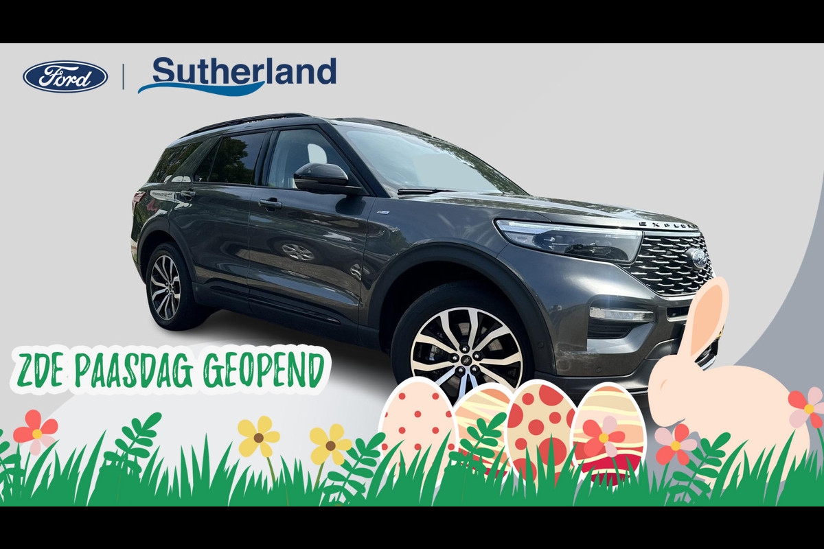 Ford Explorer 3.0 V6 EcoBoost PHEV ST-Line | SCI | 456pk | 7pers | Panorama dak | Adaptieve Cruise | Stoelverwarming | Dodehoeksensoren