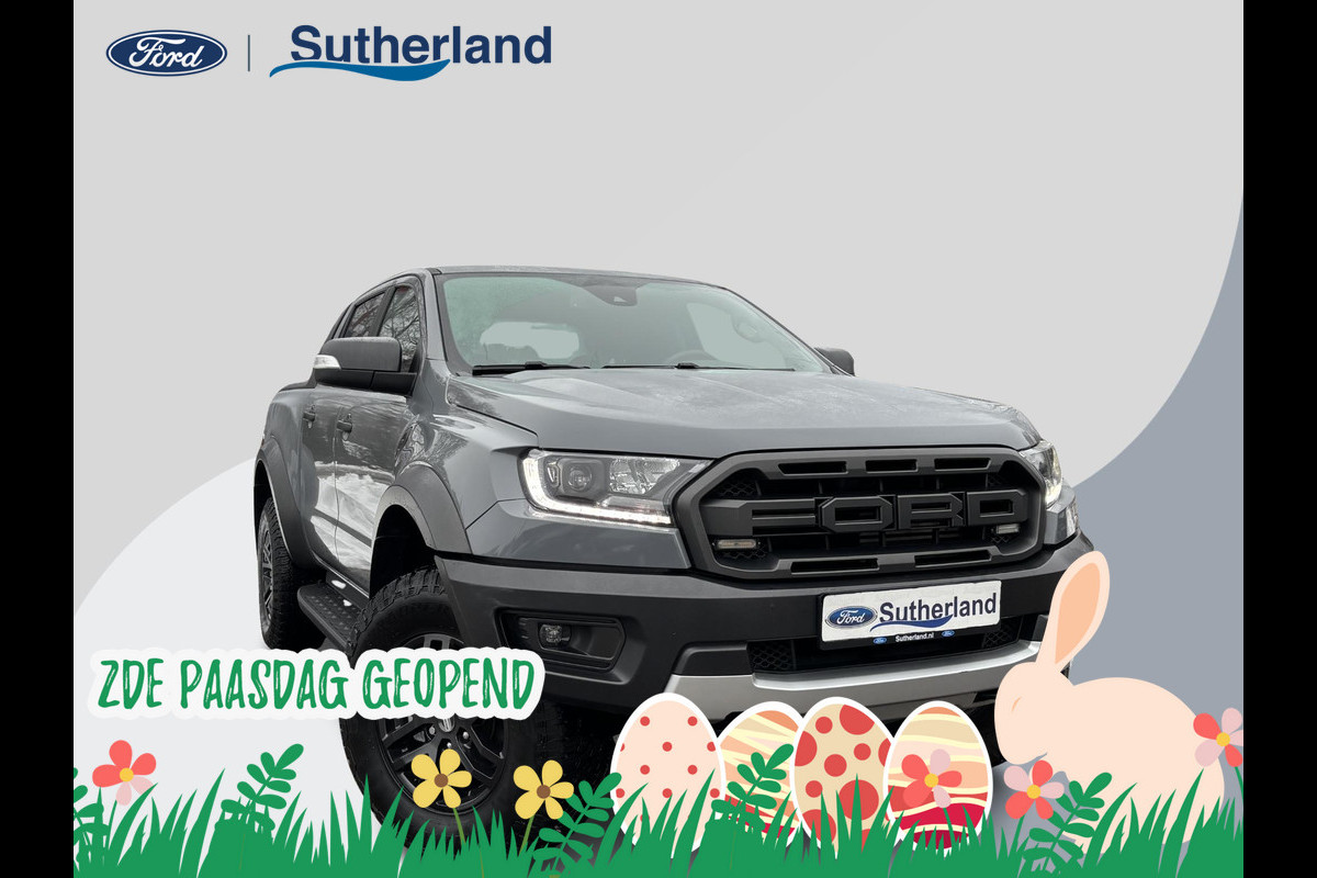 Ford Ranger 2.0 EcoBlue Raptor | SCI | 213pk | Rollertop | Trekhaak | Camera | Stoelverwarming | 2.500kg Trekgewicht