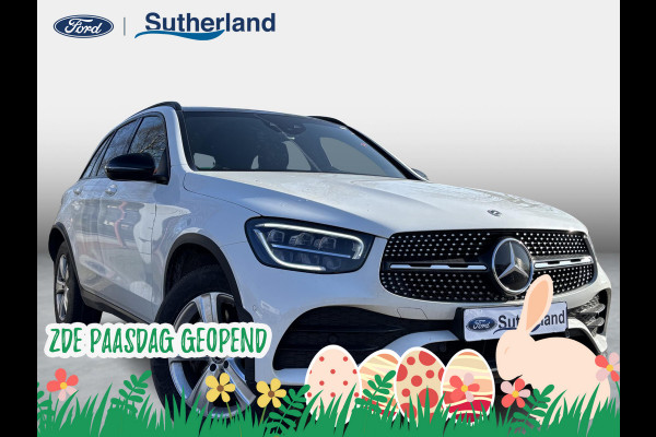 Mercedes-Benz GLC 300e 4MATIC AMG Line PHEV 320pk | Trekhaak | Panoramadak | 2 bandensets | Leder | Adaptive cruise control | Camera