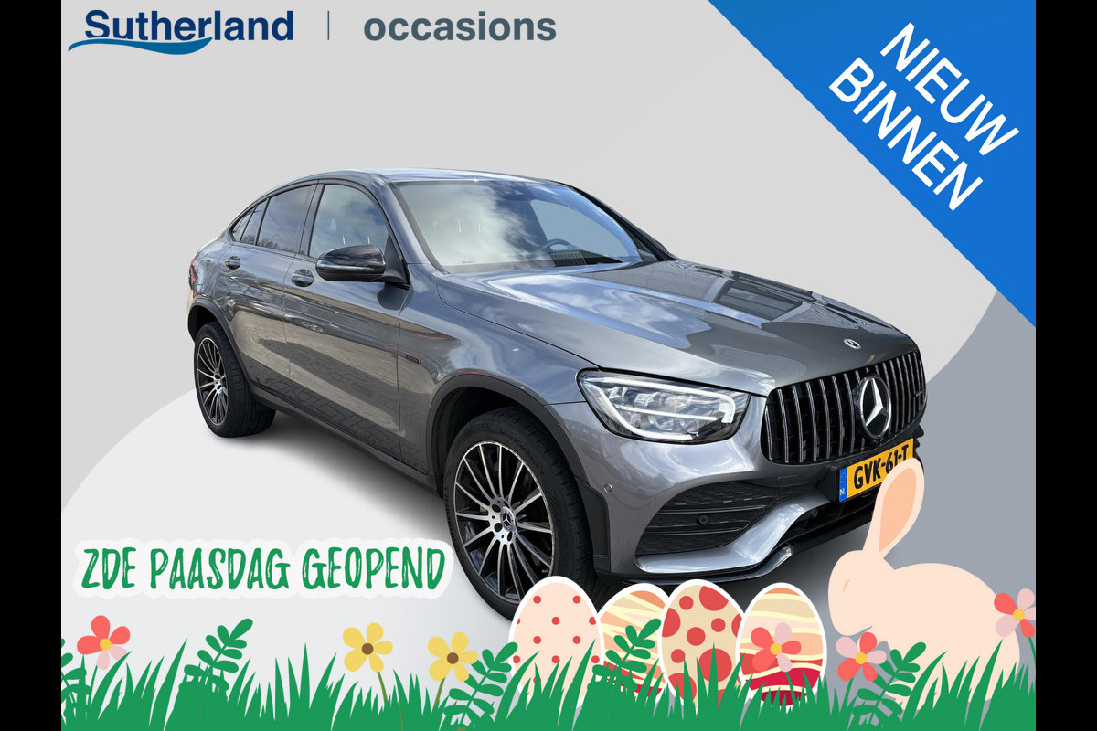 Mercedes-Benz GLC Coupé 300e 4MATIC Business Solution AMG | PHEV | Stoelverwarming | Leer | Camera |