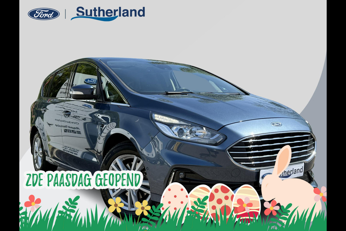 Ford S-Max 2.5 FHEV Titanium 7pers 190pk | Panoramadak | Achteruitrijcamera | Stoelverwarming | Ambient Lightning | SYNC 3 Navigatie